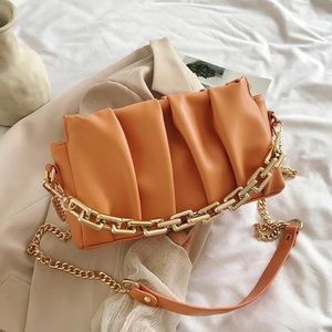 Chain orange bag